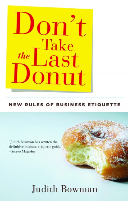 Don't Take the Last Donut